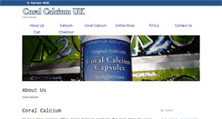 Desktop Screenshot of coral-calcium-uk.co.uk